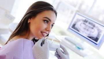 Patient in treatment chair at dentist in Tampa, FL